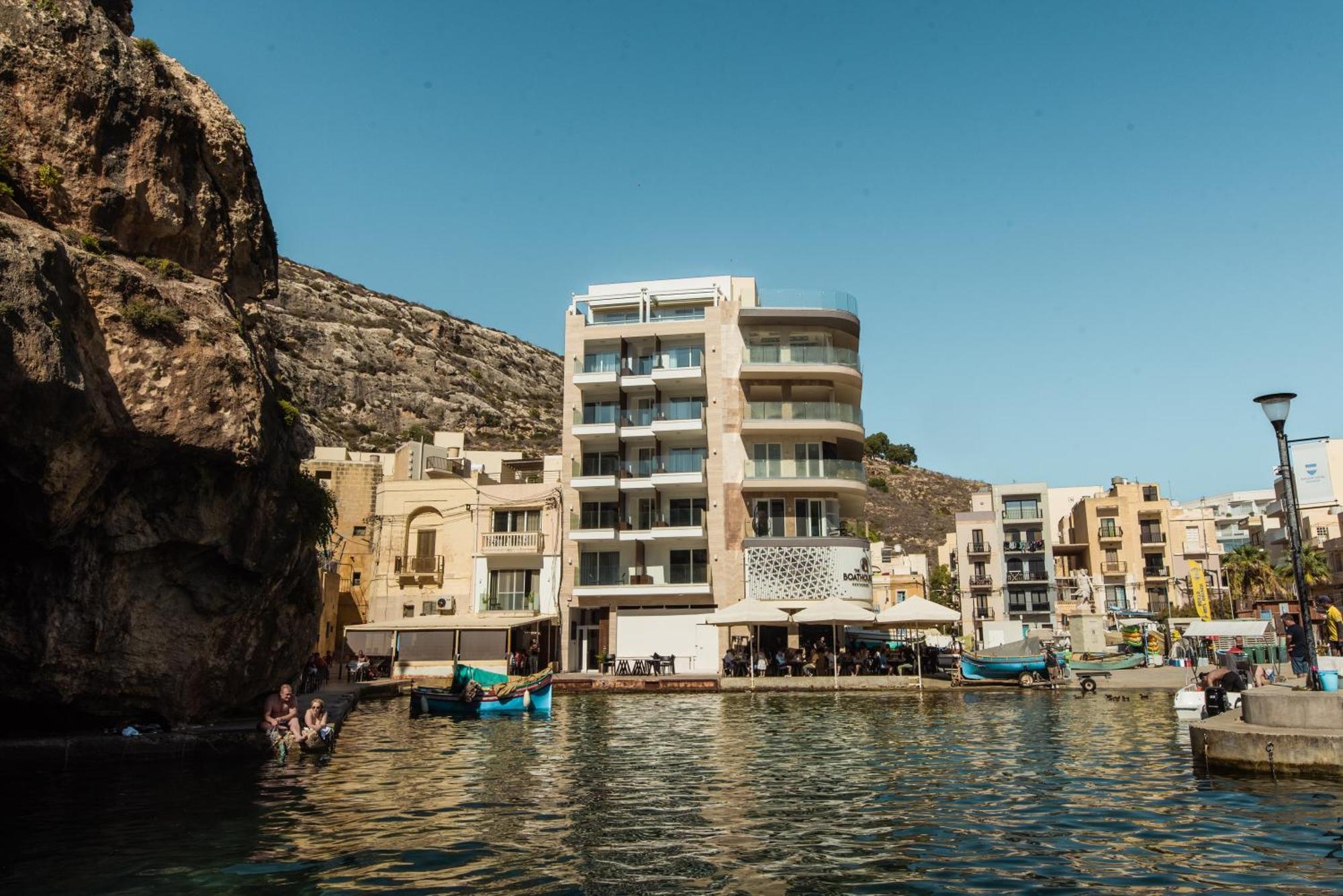 Blu Waters Boutique Hotel Xlendi Dış mekan fotoğraf